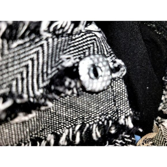 Life Style Strip Rough Edge Jacket - Size L - Picture 8 of 9